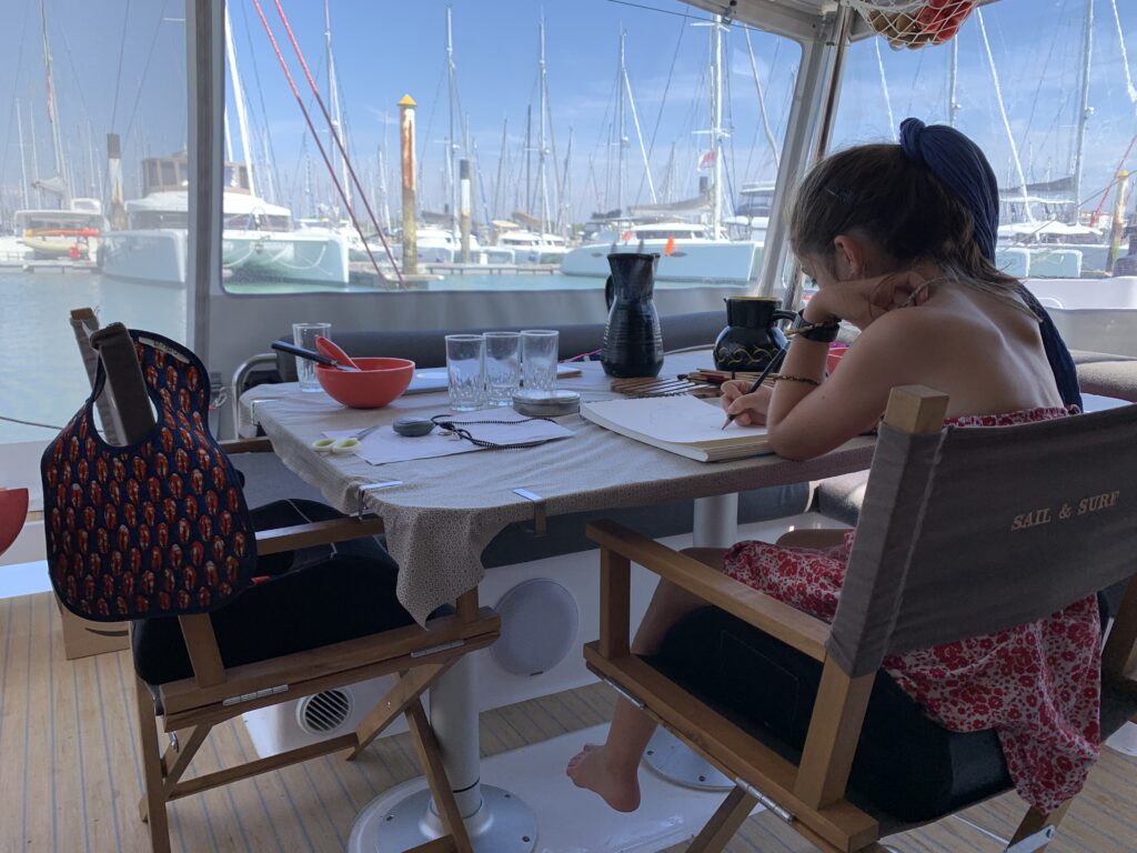 Around the world with 4 children aboard a NEEL 43 : the testimony of the SAIL AND SURF family 5