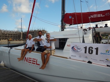 Jean Marie, Captain of the NEEL 45 Racing - ARC 2015